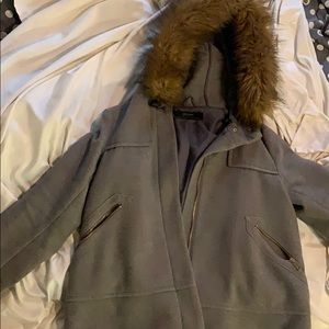 Grey Zara Coat Size Medium